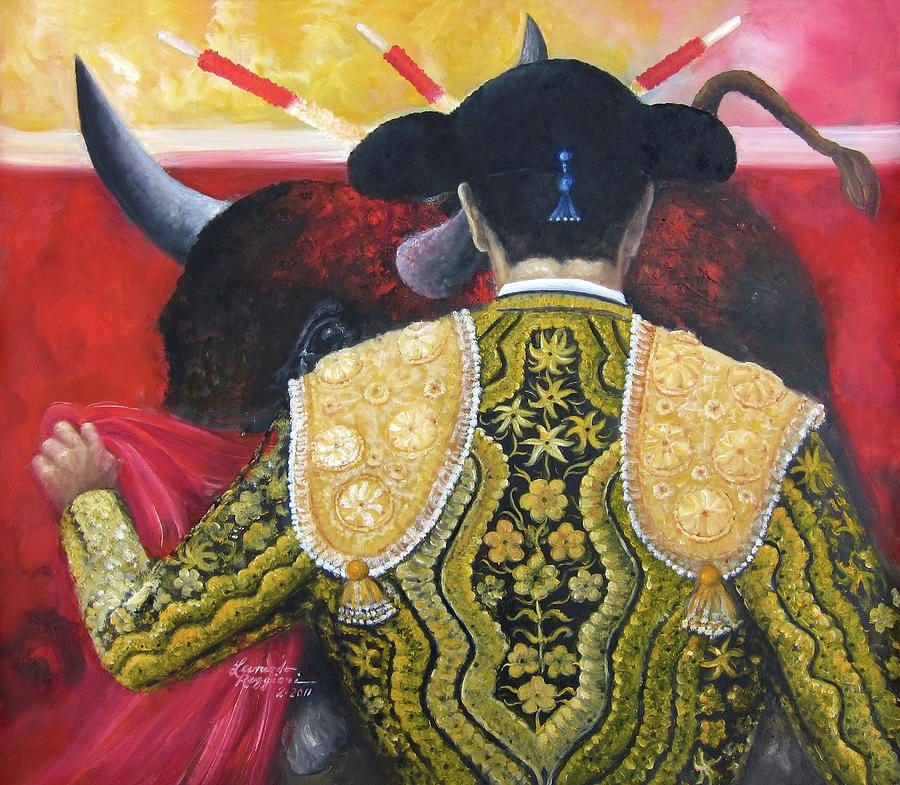Raging Bull #1 Painting by Leonardo Ruggieri