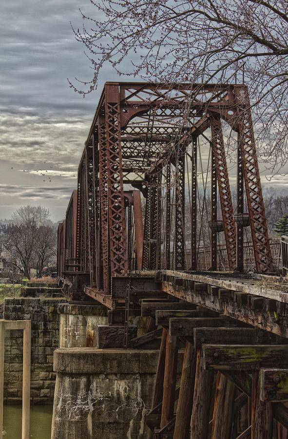 Rail Bridge #2 Photograph by Daniel Houghton