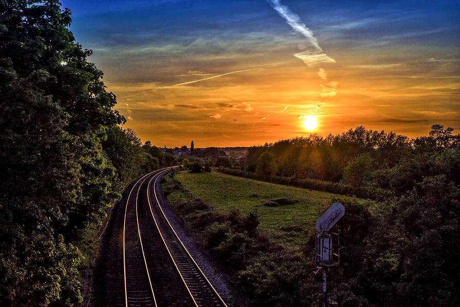 Railway to Hungerford Photograph by Mark Llewellyn