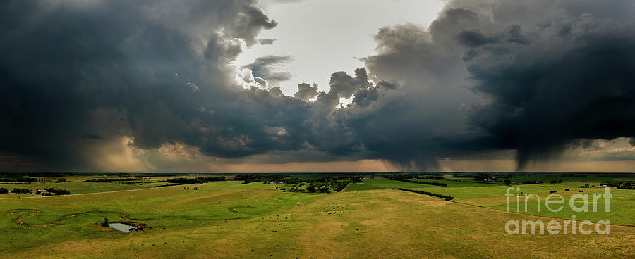 Summer Photograph - Rain on the Plains #1 by Patrick Ziegler