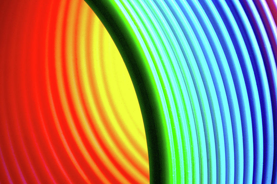 Rainbow Curves #1 Photograph by Jerry Griffin