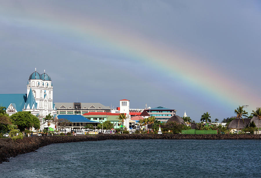 Rainbow Over Pacific #1 Photograph by Ramunas Bruzas