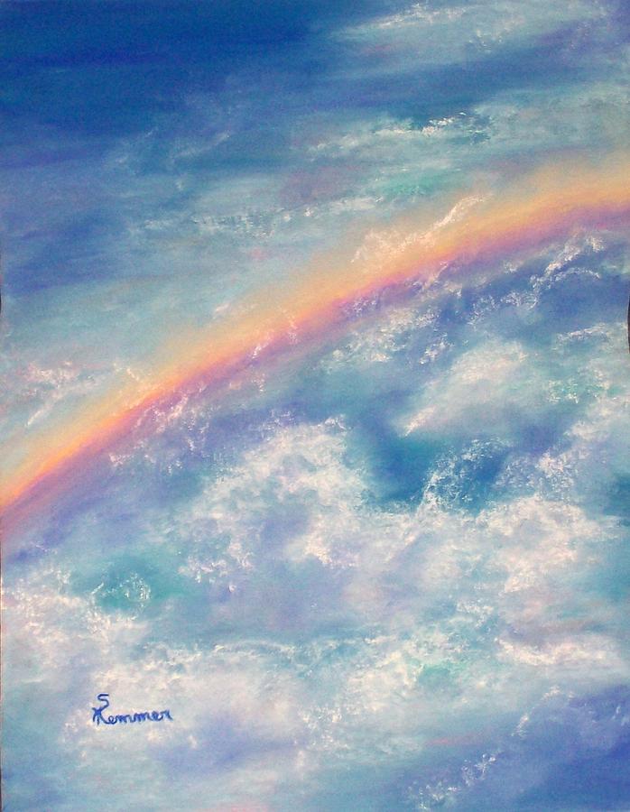 Rainbow #1 Pastel by Sandy Hemmer