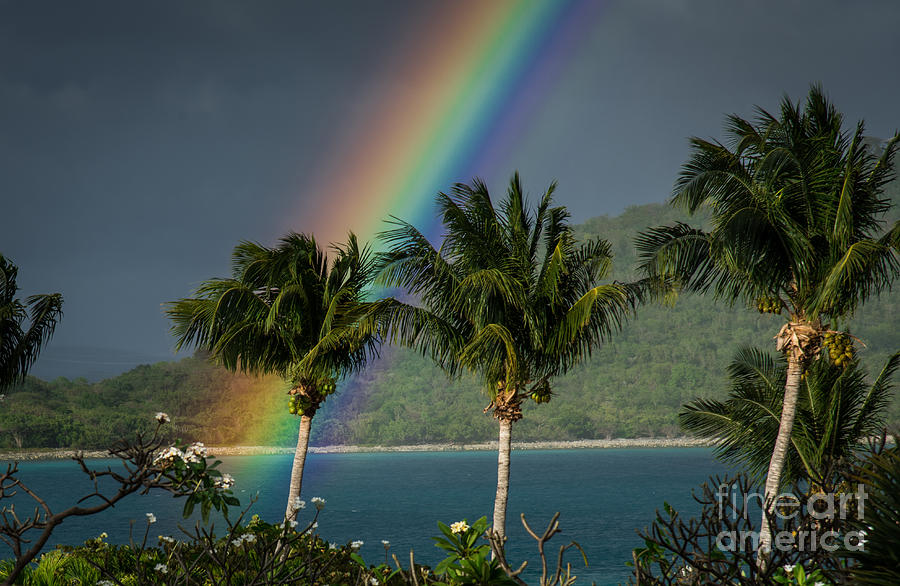 Beach Photograph - Rainbow #1 by Travis Ortner