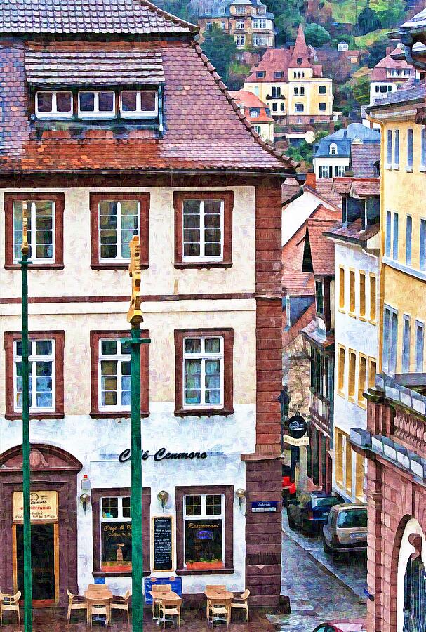 Rainy day in Heidelberg #1 Photograph by Tatiana Travelways