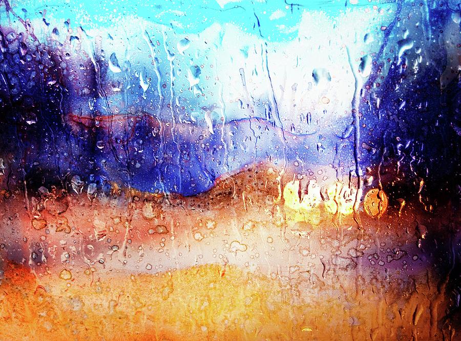 Rainy Photograph by Lilia D