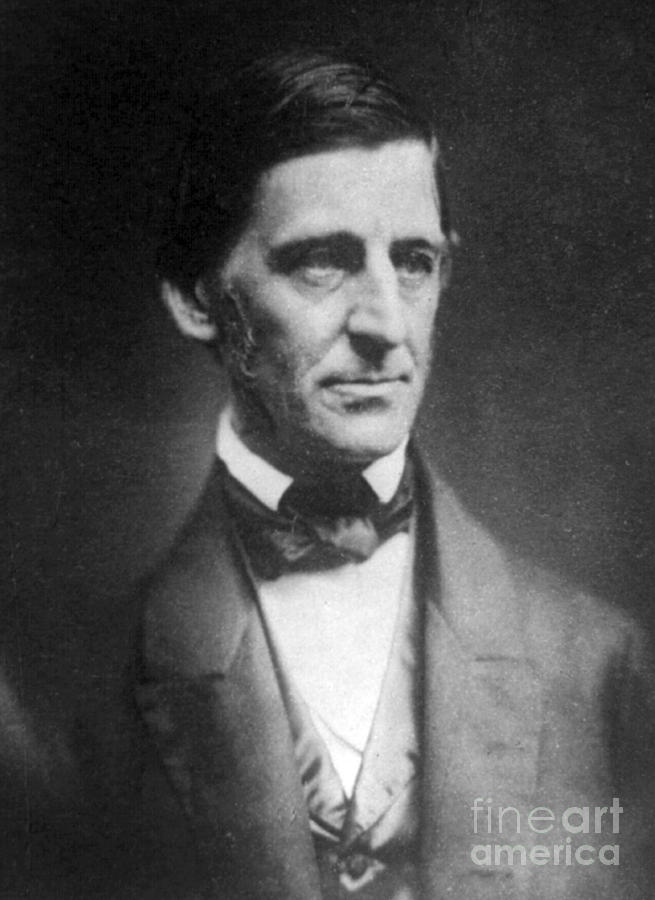 Ralph Waldo Emerson, American Author #1 Photograph by Photo Researchers