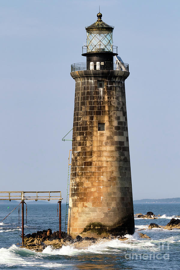 Ram Island Ledge Lighthouse, Portland, Maine #1 Photograph by Dawna Moore Photography
