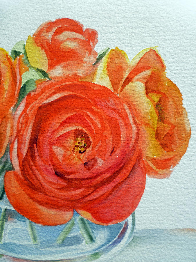Rose Painting - Ranunculus #2 by Irina Sztukowski
