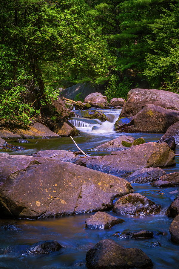 Rapids in Upper Daves Falls #1 Photograph by Chuck De La Rosa