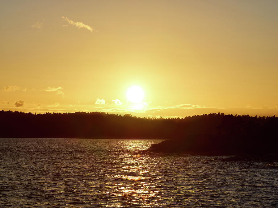 Raumanmeri sunset #1 Photograph by Jouko Lehto