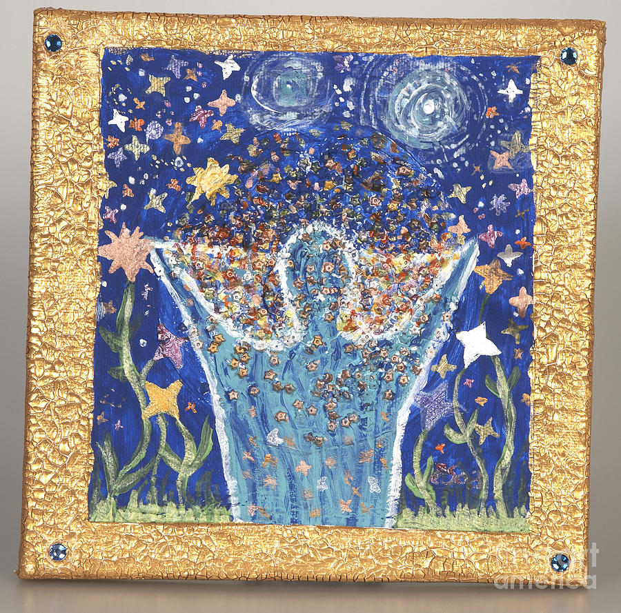Reach for the stars #1 Relief by Heidi Sieber