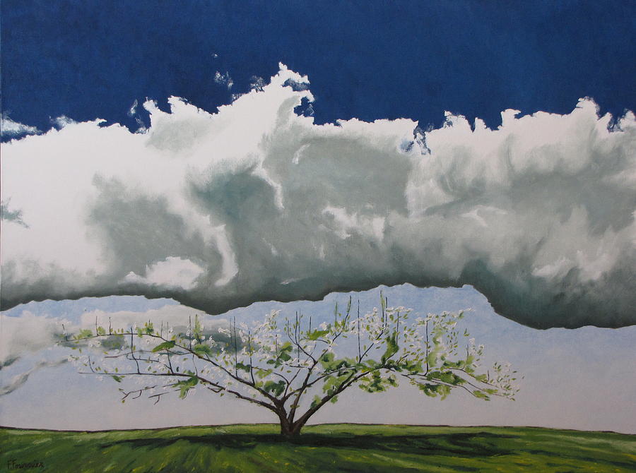 Impressionism Painting - Reaching For The Sky #1 by Francois Fournier