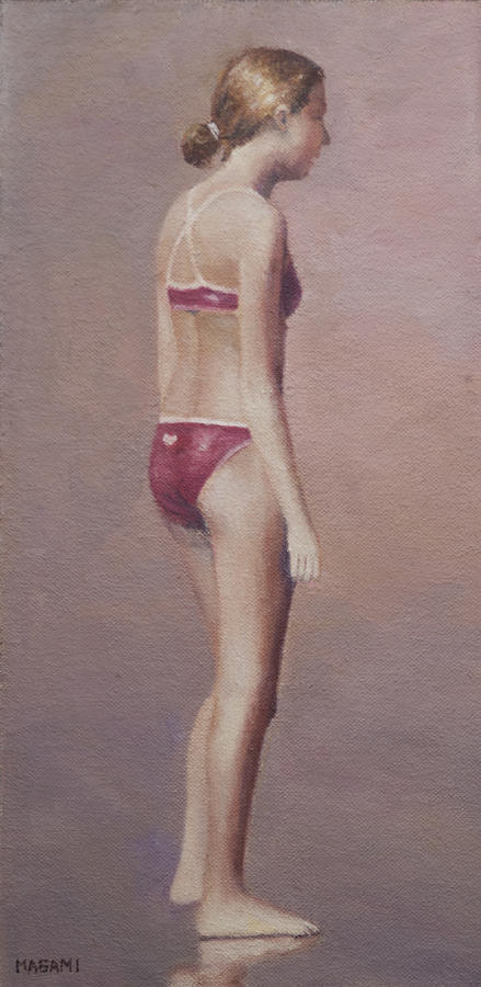 Red Bikini #1 Painting by Masami Iida