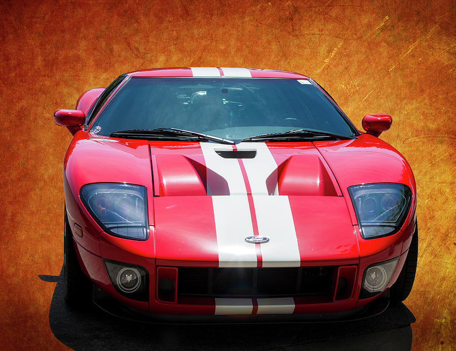 Red Ford GT #1 Photograph by Gene Parks
