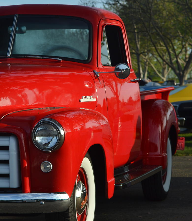 Red GMC Pickup #1 Photograph by Dean Ferreira
