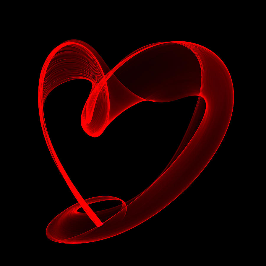Red Heart Digital Art