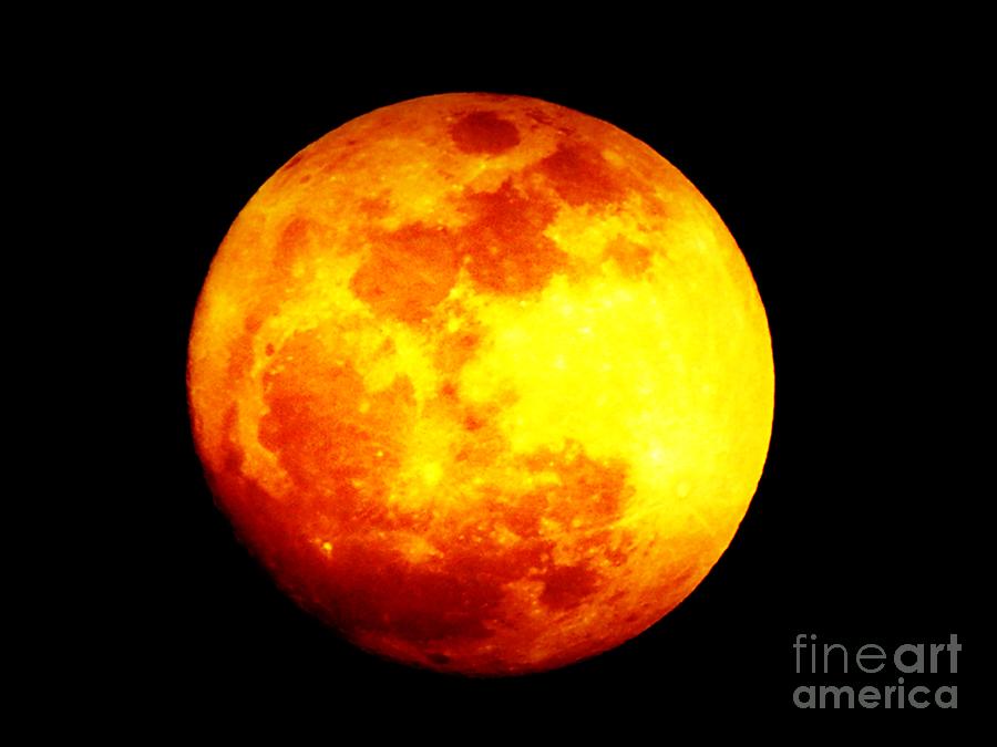 Lava Moon Photograph by Gerald Kloss