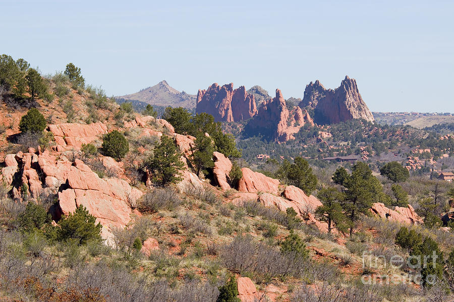 Red Rock Canyon Open Space Park and Garden of the Gods #1 Photograph by Steven Krull