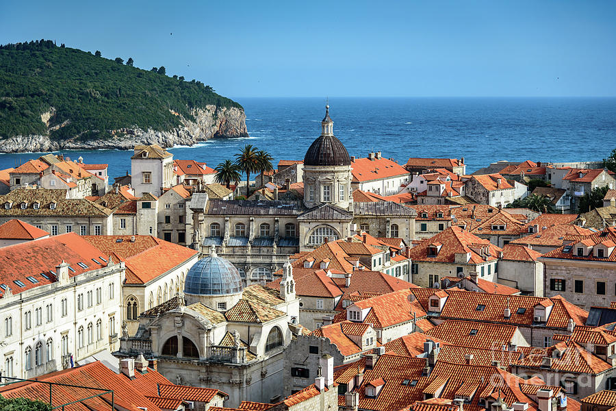 Red Roofs Of Dubrovnik Kings Landing In Game Of Thrones From The