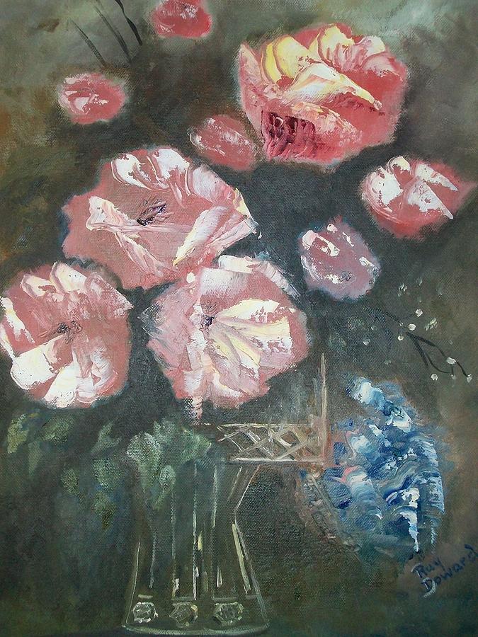 Red Roses #1 Painting by Raymond Doward