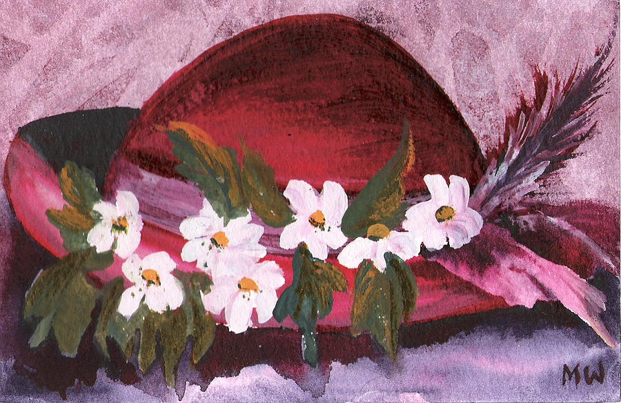 Red Velvet Painting by Marsha Woods