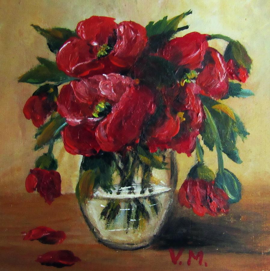 RED #2 Painting by Vesna Martinjak