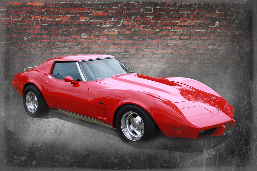 Red Vette #1 Photograph by Keith Hawley
