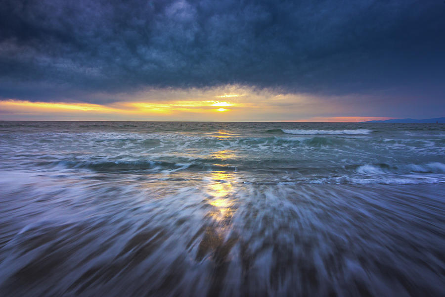 Redondo Beach Sunset #1 Photograph by Andy Konieczny