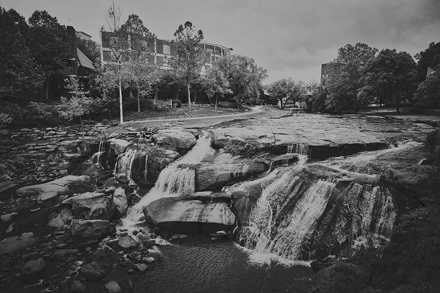 City Photograph - Reedy River Running Through Greenville, South Carolina #1 by Mountain Dreams