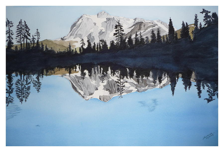 Reflection Lake #2 Painting by Joel Deutsch