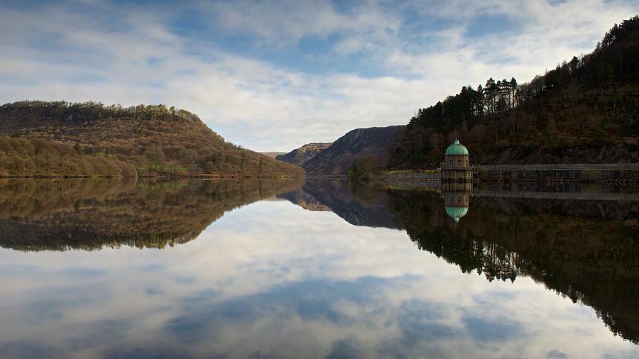 Reflections of Foel Tower #1 Photograph by Stephen Taylor