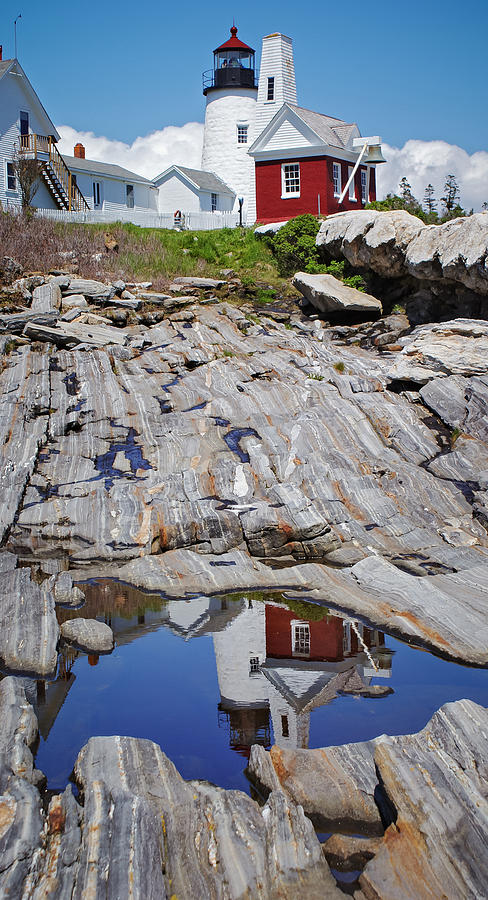 Reflections of Pemaquid #1 Photograph by Brenda Giasson