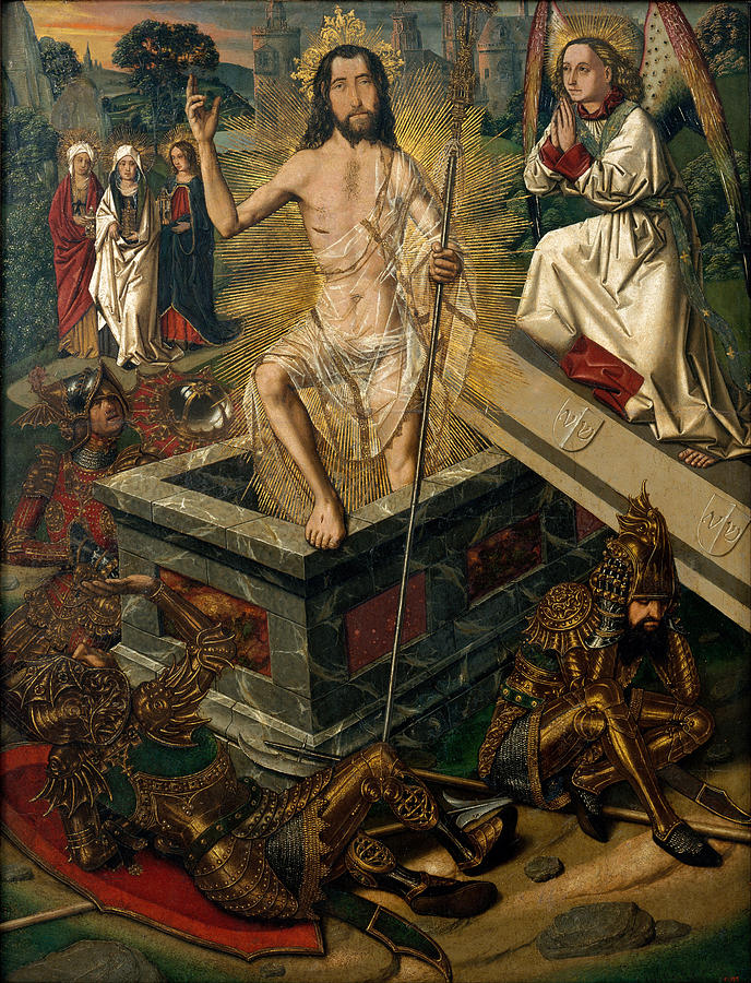 Resurrection #1 Painting by Bartolome Bermejo
