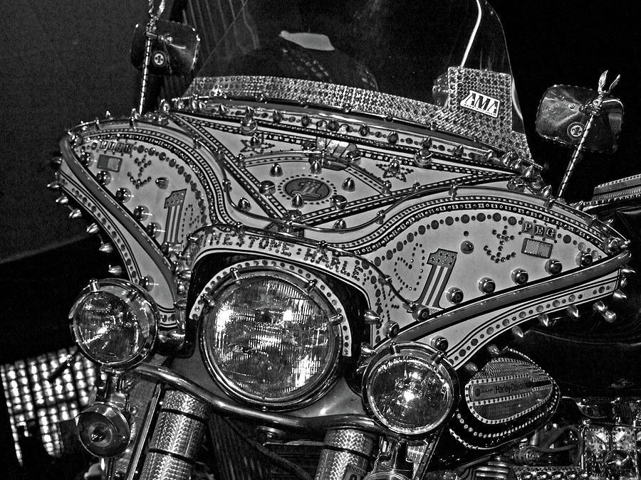 Rhinestone Harley #1 Photograph by Michiale Schneider