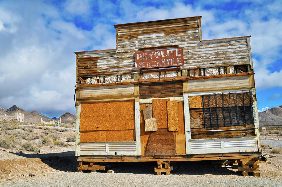 Mercantile Rhyolite Ghost Town Photograph by Kyle Hanson