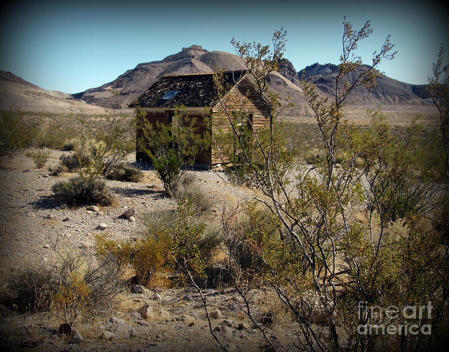 Rhyolite Photograph - Rhyolite Ghost Town Shack by Joy Patzner Rhyolite Photograph - Rhyolite Ghost Town Shack by Joy Patzner
