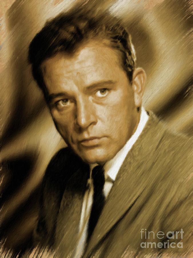 Richard Burton, Actor Painting by Esoterica Art Agency