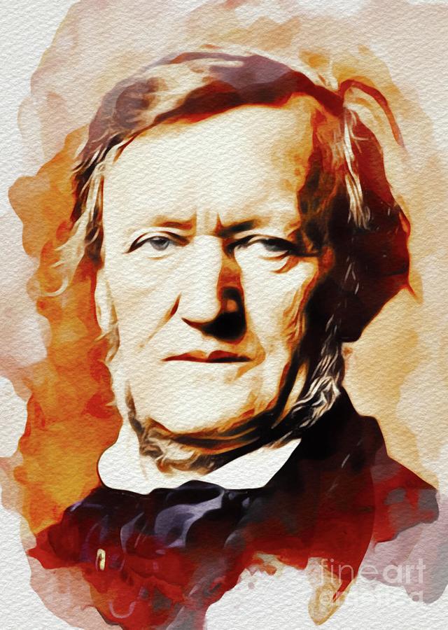 Richard Wagner Composer 1 by Esoterica Art Agency