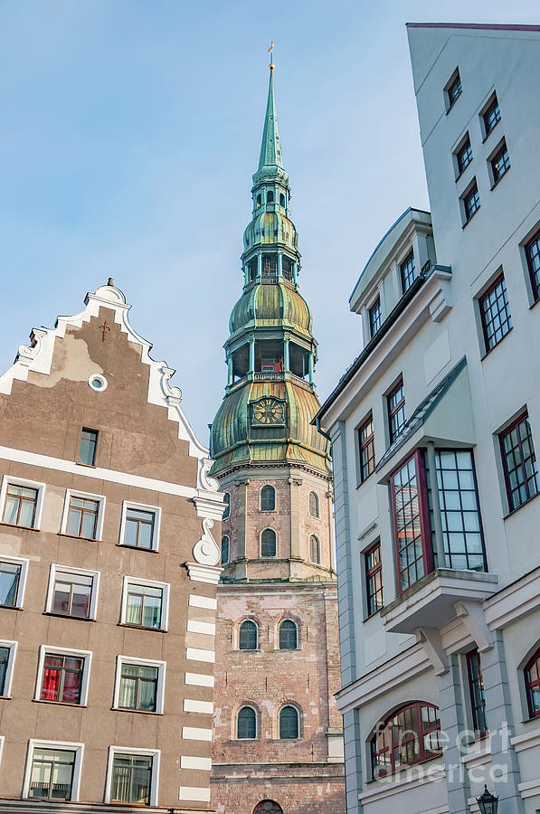 Riga Saint Peters Church Photograph