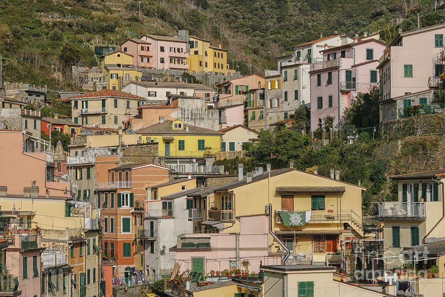 Riomaggiore in close up Photograph by Patricia Hofmeester