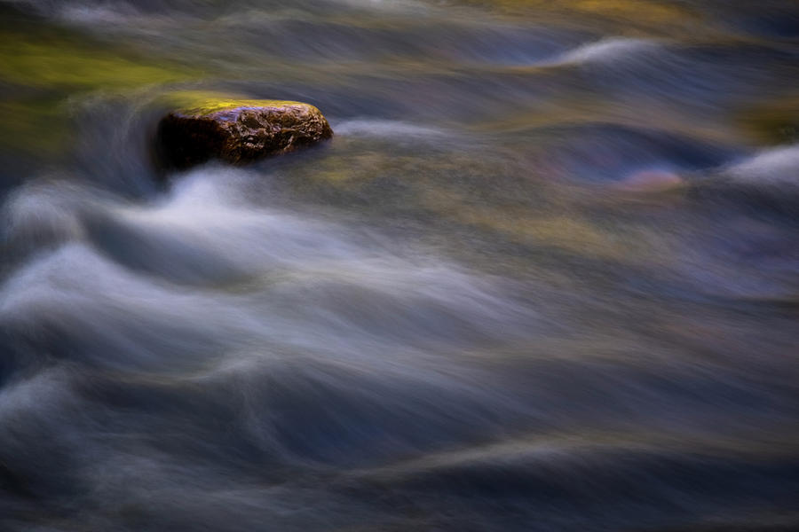 River Rock #1 Photograph by Tom Singleton