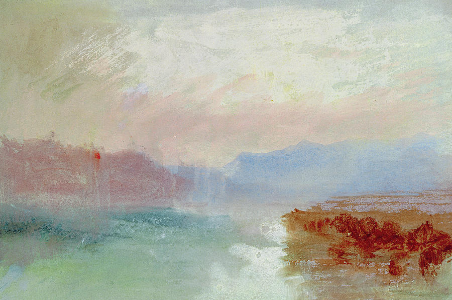 Abstract Painting - River scene by Joseph Mallord William Turner