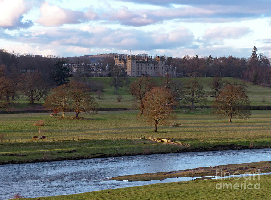 River Tweed and Floors Castle #1 Photograph by Phil Banks