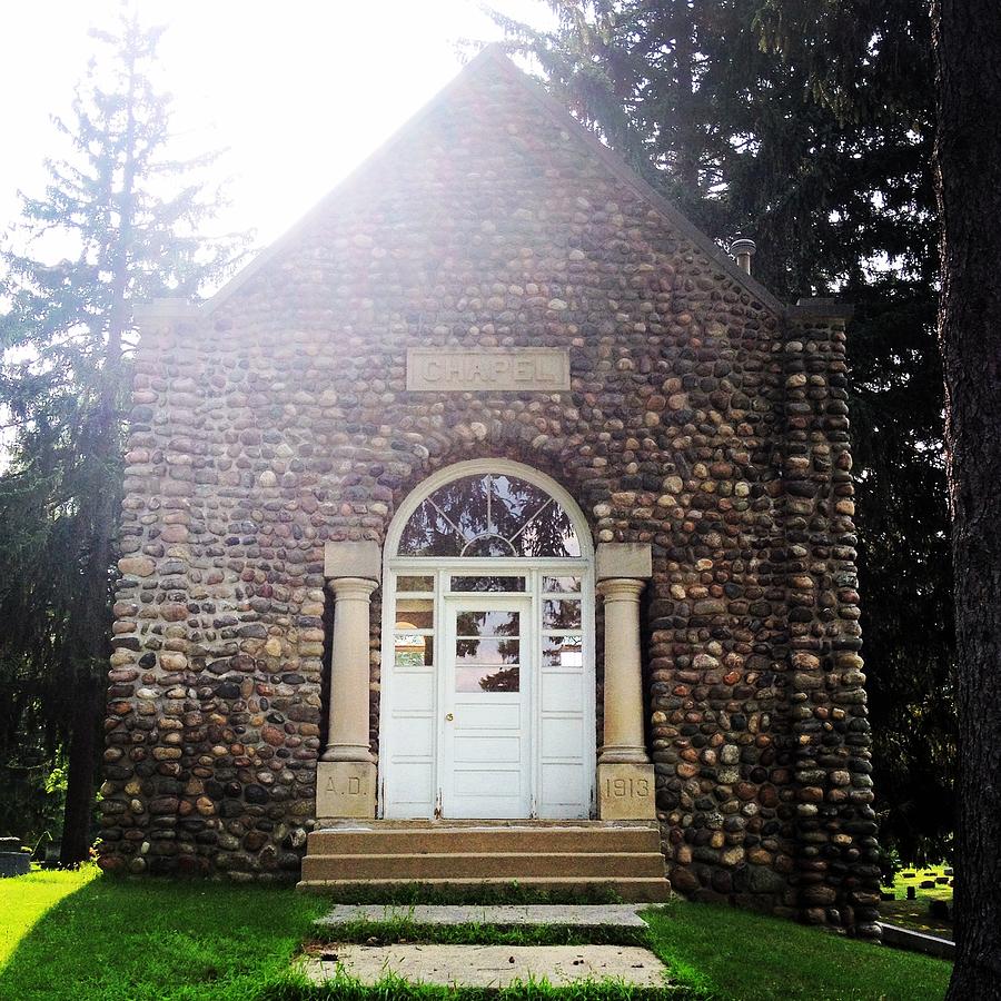 Riverside Cemetery Chapel #1 Photograph by Chris Brown