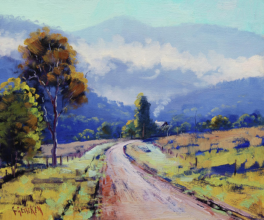 Road to the farm #1 Painting by Graham Gercken