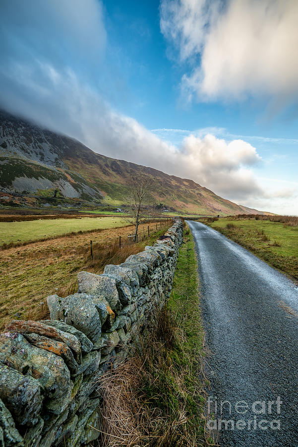 Snowdonia National Park Photograph - Road to Winter #1 by Adrian Evans