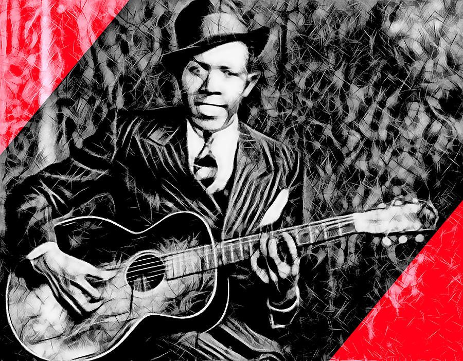 Music Mixed Media - Robert Johnson Collection #1 by Marvin Blaine