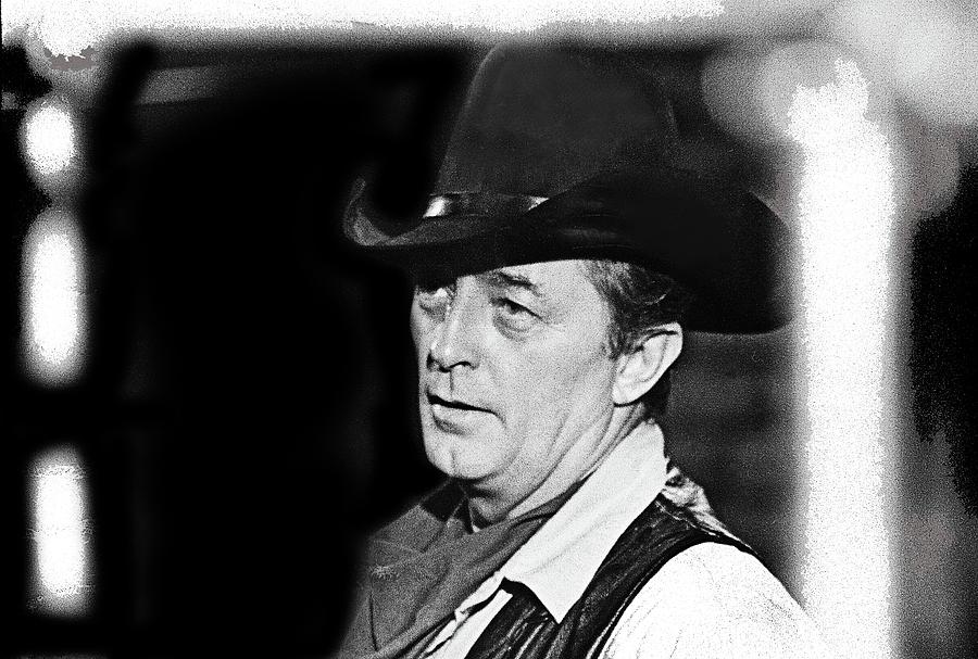 Robert Mitchum As Deputy Will Kane Young Billy Young Set Old Tucson Az 1968-2016 #1 Photograph by David Lee Guss
