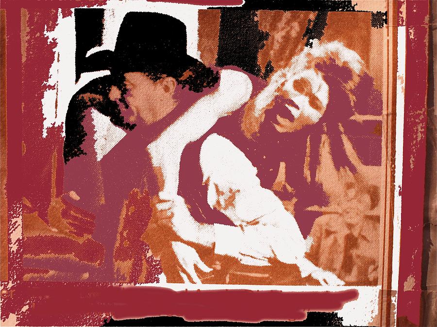 Robert Mitchum Hauls Angie Dickinson Collage Young Billy Young Old Tucson Arizona 1968-2013 #2 Photograph by David Lee Guss